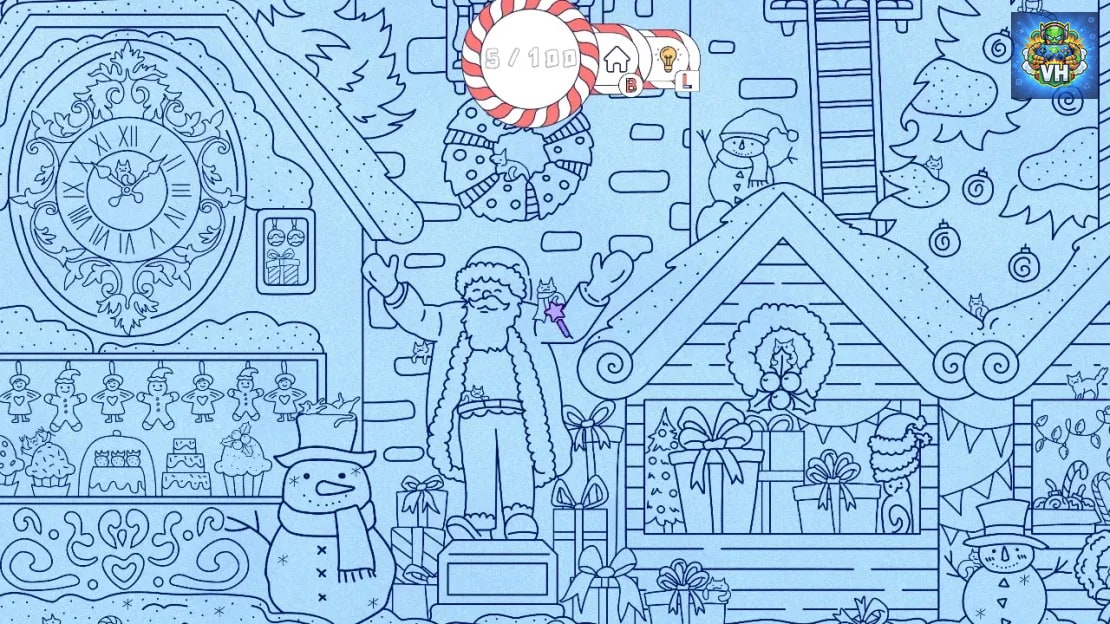 Cats Visiting Christmas Town Nintendo Switch - ảnh màn hình 4