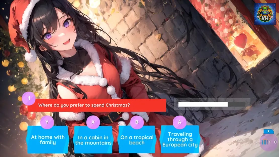 Anime Girls Dating The night before Christmas and the tree Nintendo Switch - ảnh màn hình 6