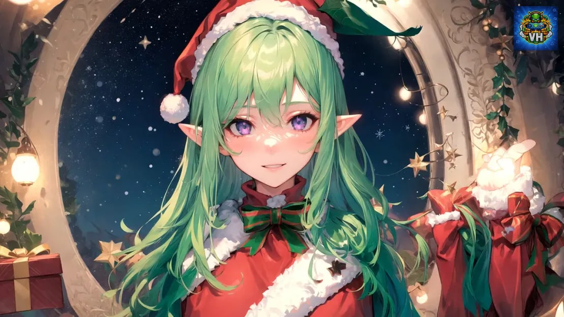 Anime Girls Dating The night before Christmas and the tree Nintendo Switch - ảnh màn hình 10