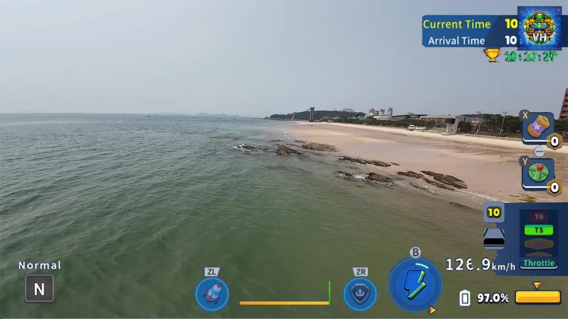 Korean Drone Flying Tour Daechon Beach Nintendo Switch - ảnh màn hình 2
