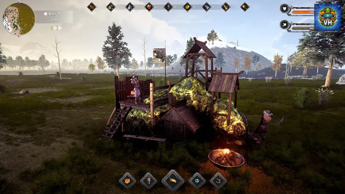 Viking Colony Builder Valhalla Nintendo Switch - ảnh màn hình 2