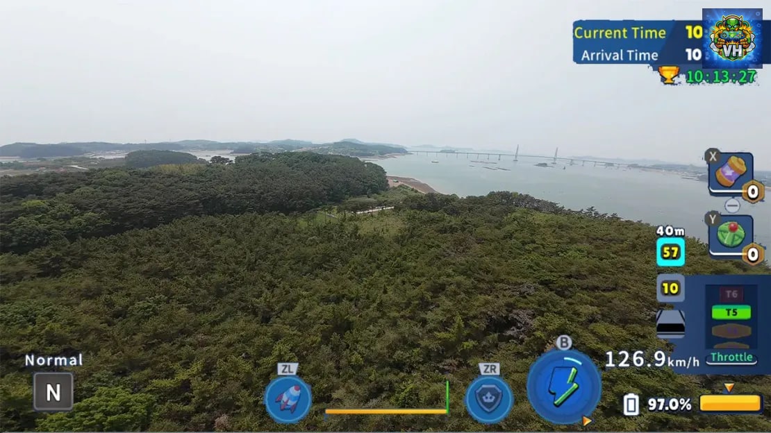 Korean Drone Flying Tour Wonsan-do Nintendo Switch - ảnh màn hình 2