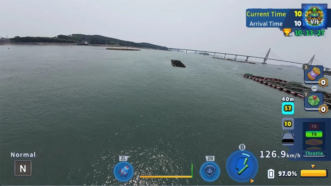 Korean Drone Flying Tour Wonsan-do Nintendo Switch - ảnh màn hình 1