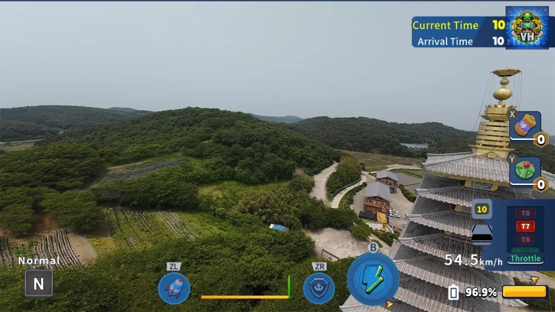 Korean Drone Flying Tour Anmyeon Temple Nintendo Switch - ảnh màn hình 1