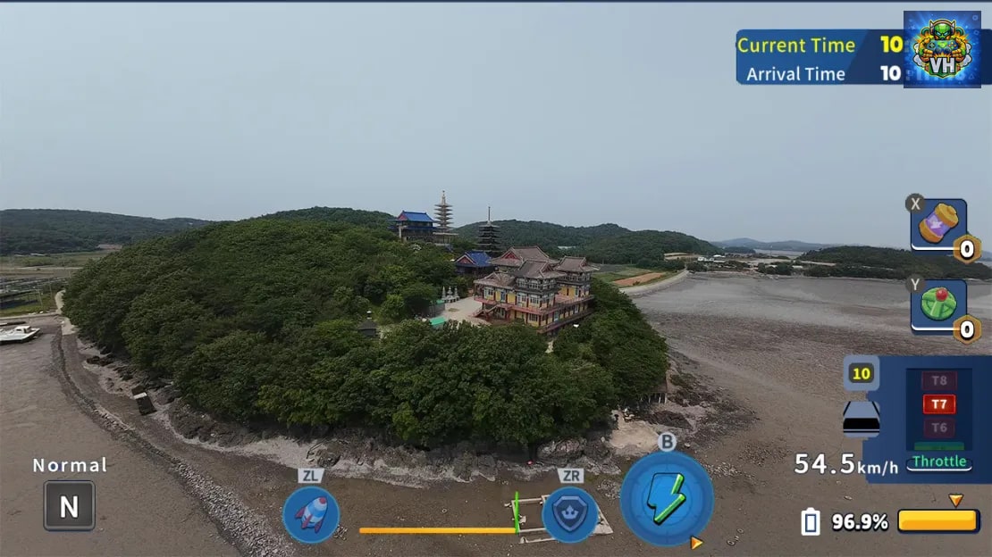Korean Drone Flying Tour Anmyeon Temple Nintendo Switch - ảnh màn hình 2