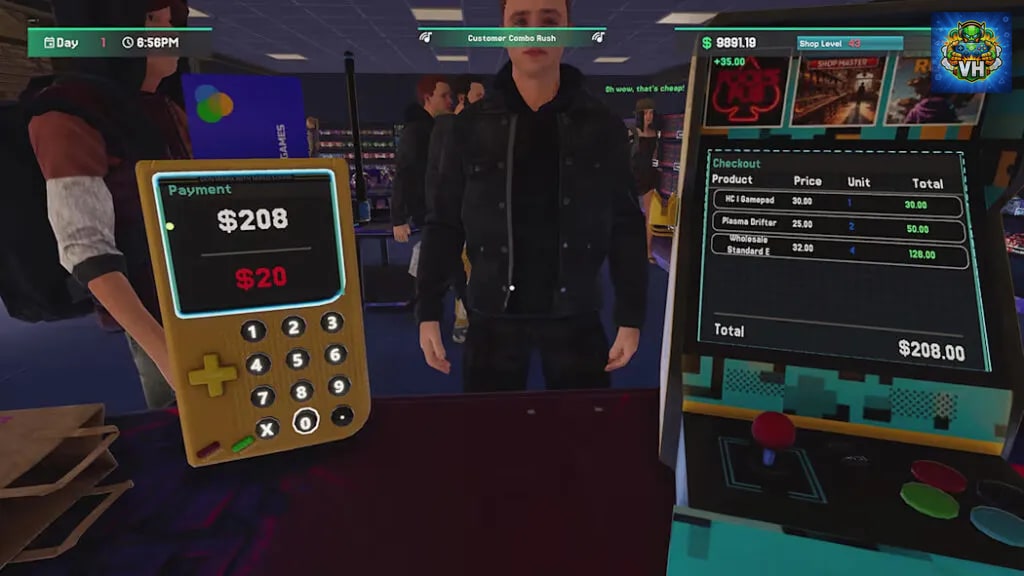 Retro Geek Shop Simulator Nintendo Switch - ảnh màn hình 3