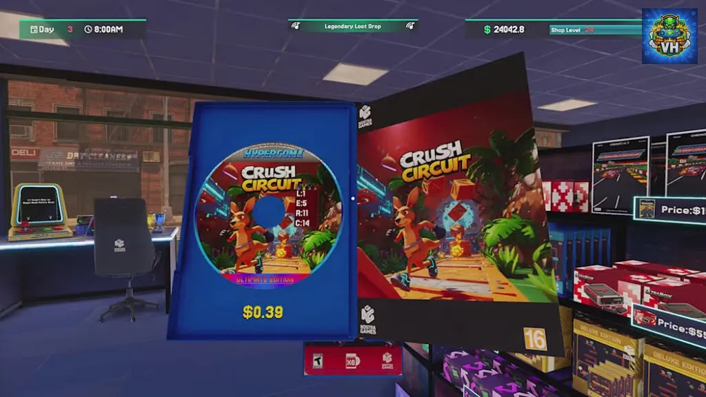 Retro Geek Shop Simulator Nintendo Switch - ảnh màn hình 2