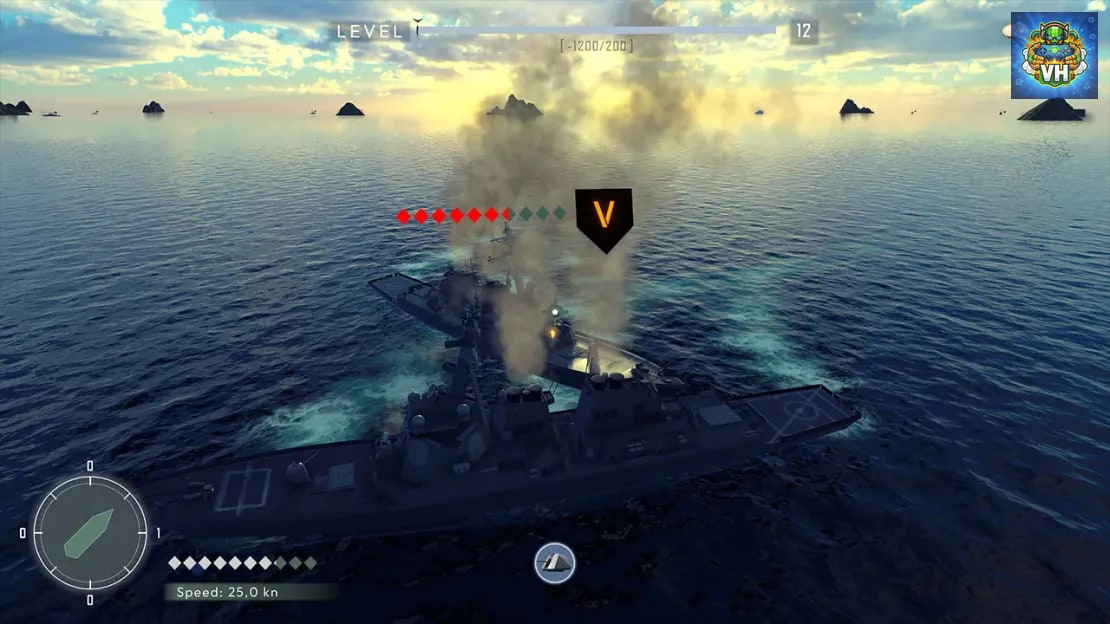 Sea Power: Naval Battle Combat Nintendo Switch - ảnh màn hình 1