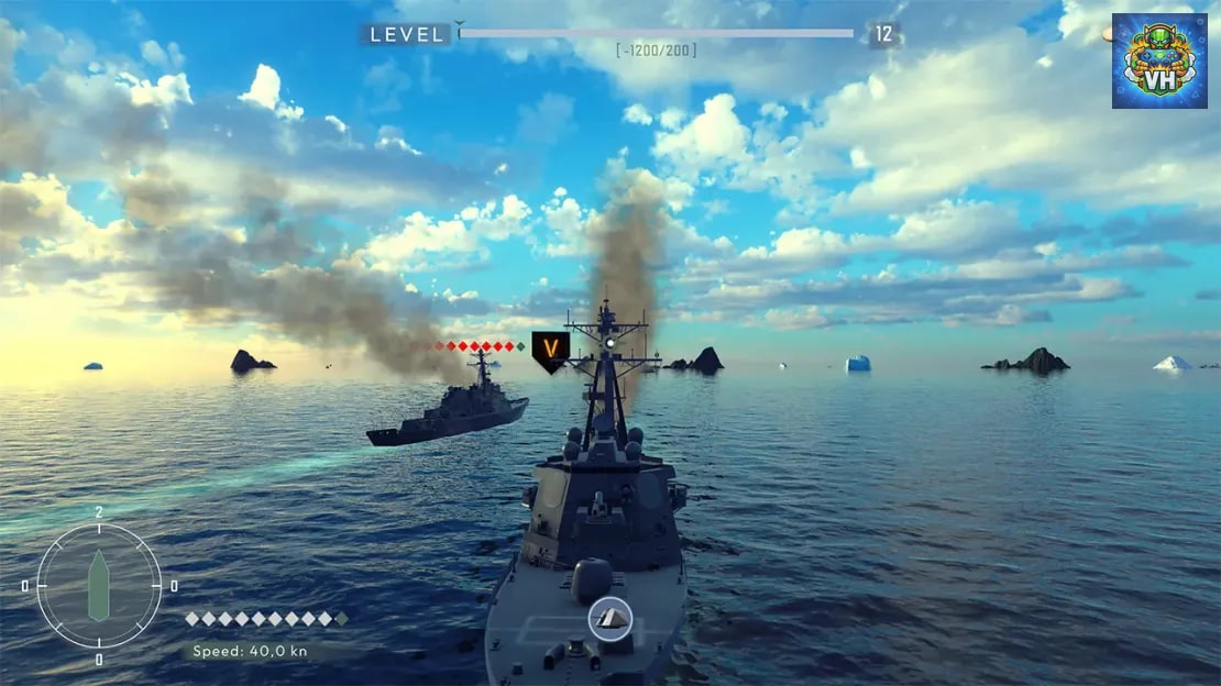 Sea Power: Naval Battle Combat Nintendo Switch - ảnh màn hình 4