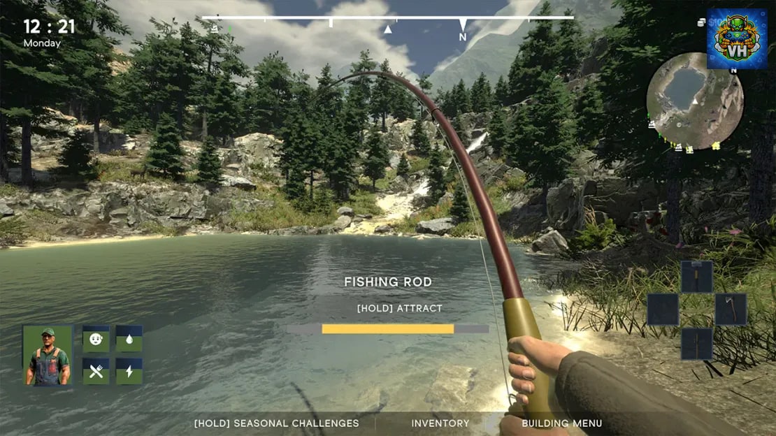 Scandinavian Cottage Survival Simulator Nintendo Switch - ảnh màn hình 1