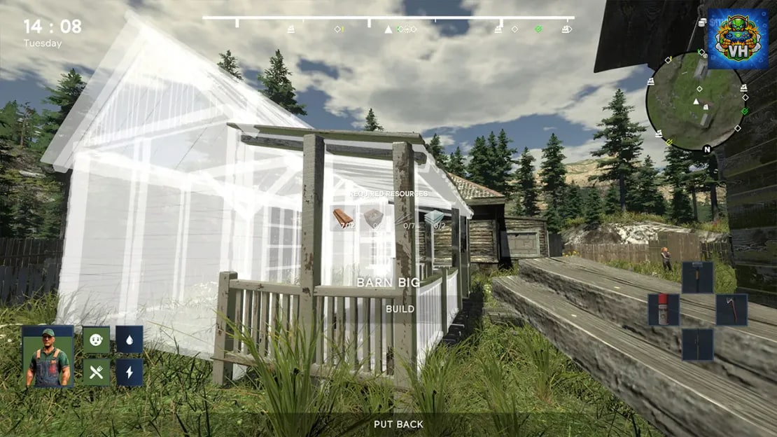 Scandinavian Cottage Survival Simulator Nintendo Switch - ảnh màn hình 5