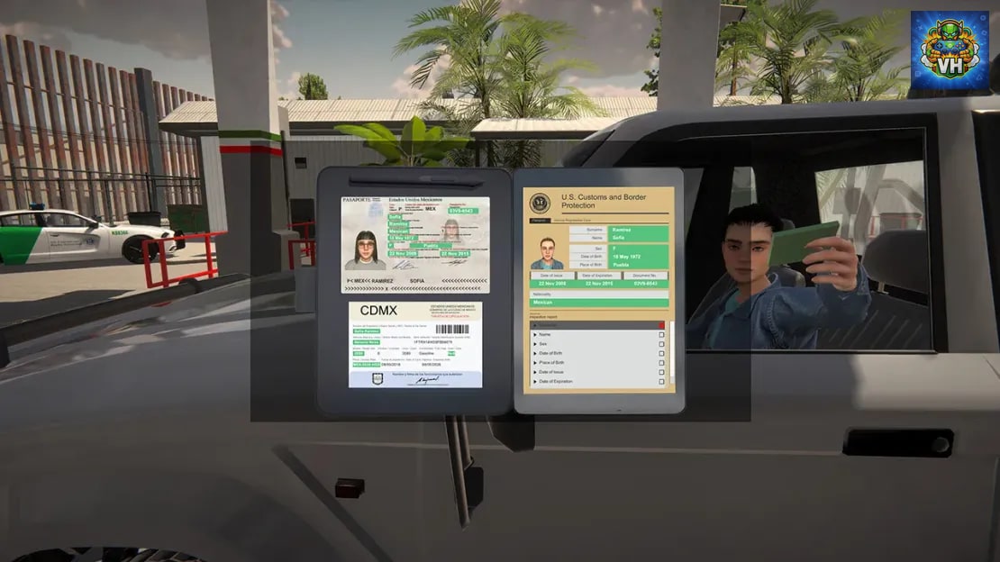 POLICE BORDER CONTRABAND PATROL SIMULATOR Nintendo Switch - ảnh màn hình 1