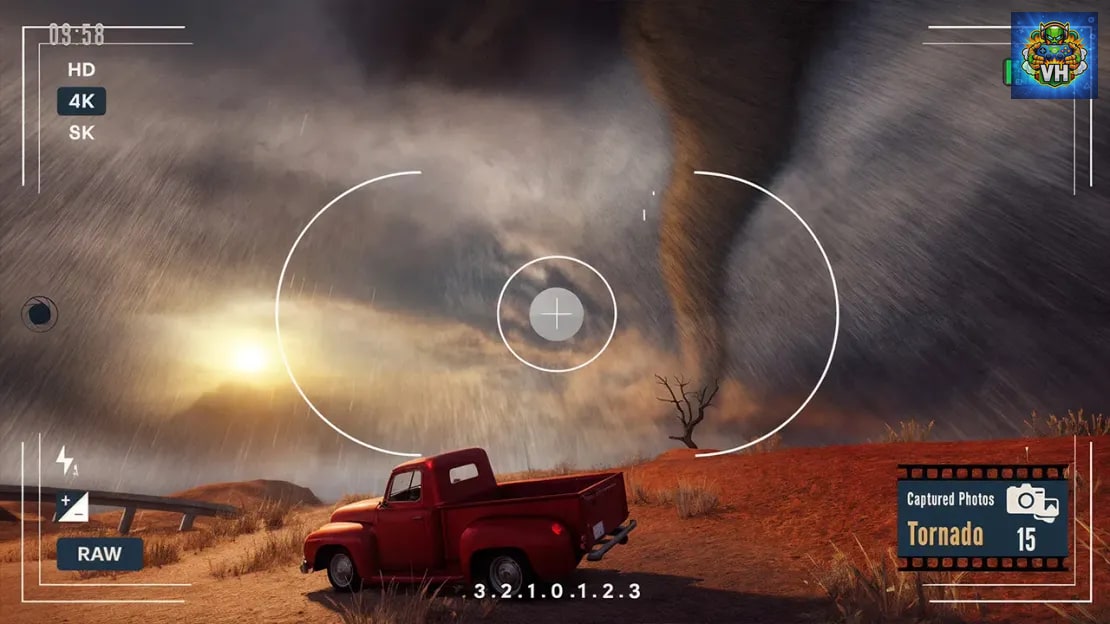 Storm Chasing Sim 2025 Tornado Hunter Nintendo Switch - ảnh màn hình 2