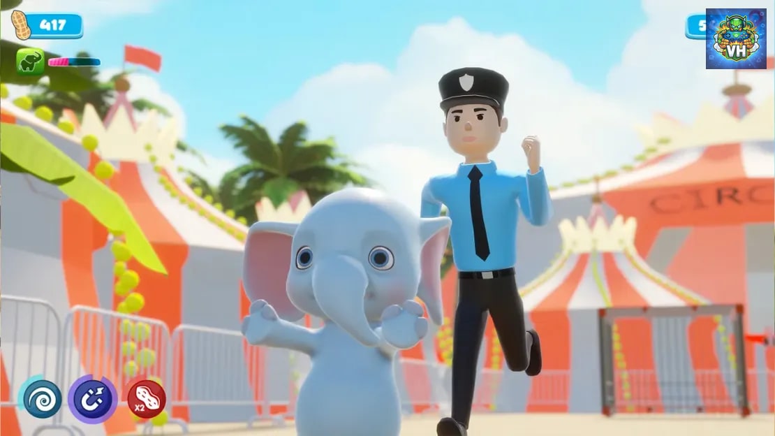 TRALALERO TRALALA ELEPHANT RUNNER Nintendo Switch - ảnh màn hình 2