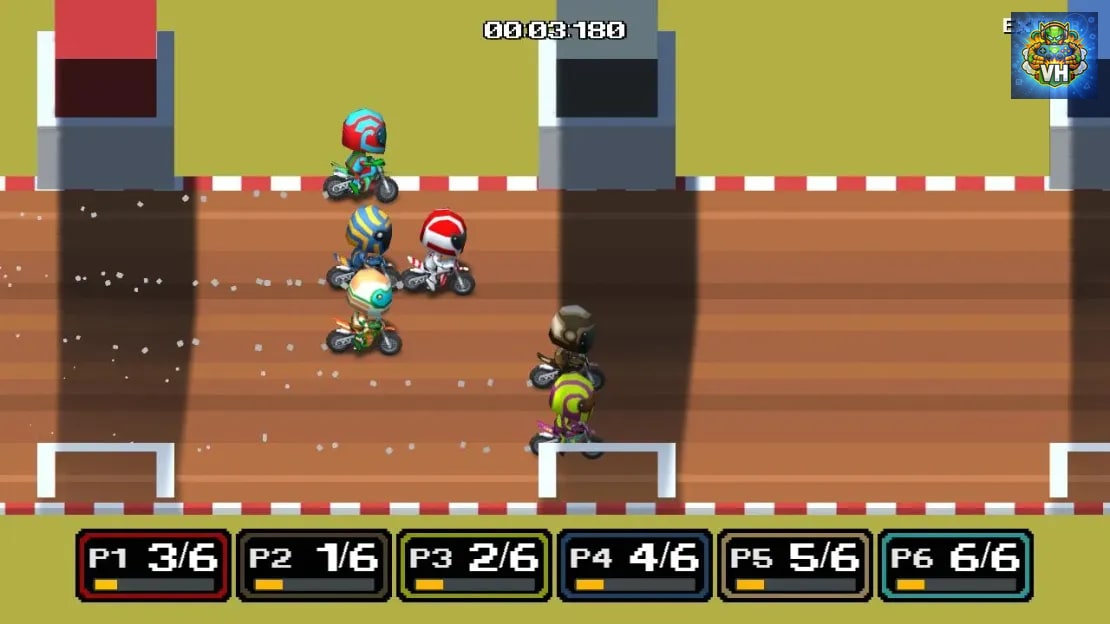 Dirt Bike Retro Nintendo Switch - ảnh màn hình 3