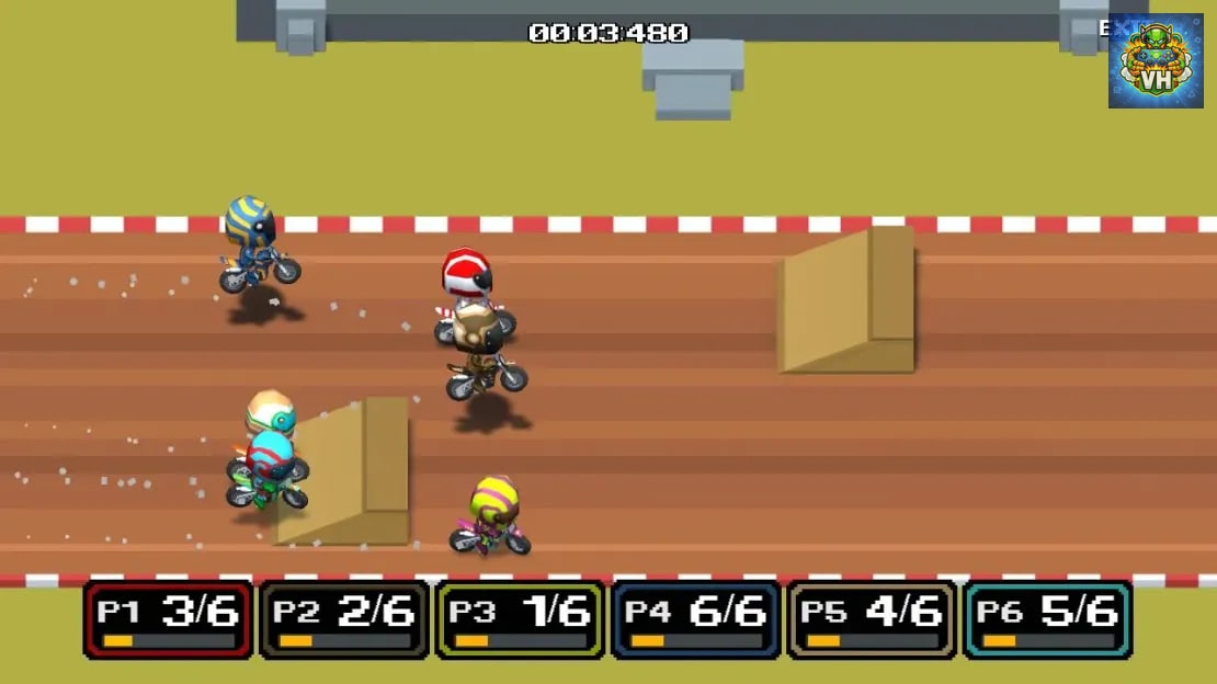 Dirt Bike Retro Nintendo Switch - ảnh màn hình 4