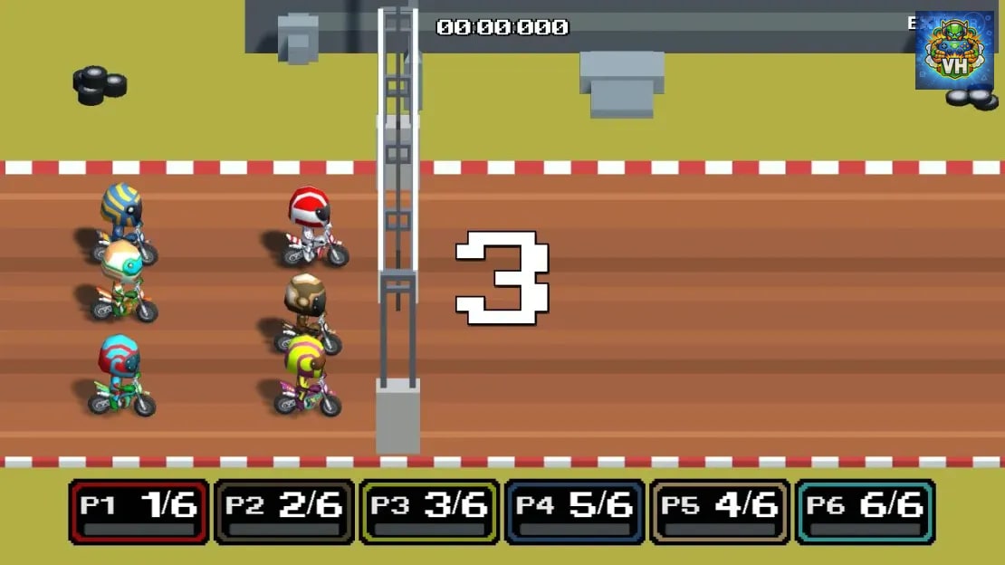 Dirt Bike Retro Nintendo Switch - ảnh màn hình 2