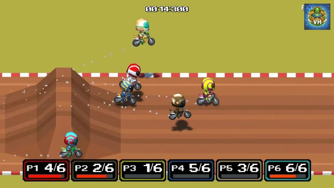 Dirt Bike Retro Nintendo Switch - ảnh màn hình 1