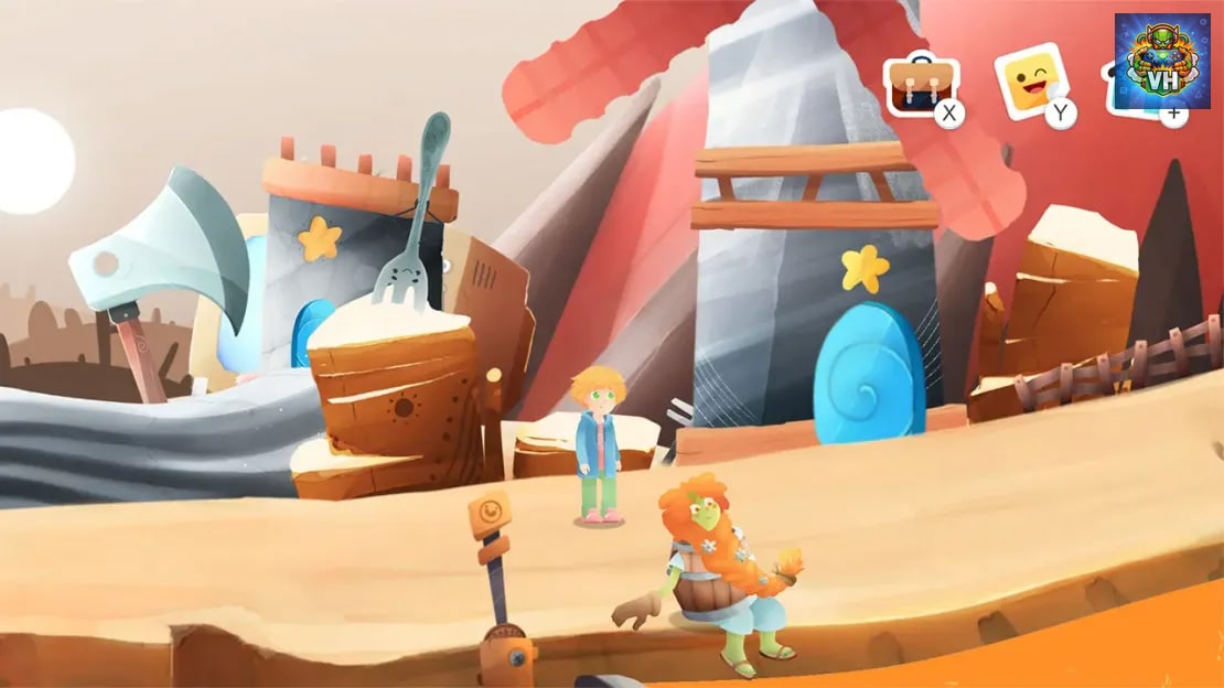 Asfalia: The Cranky Volcano Nintendo Switch - ảnh màn hình 1