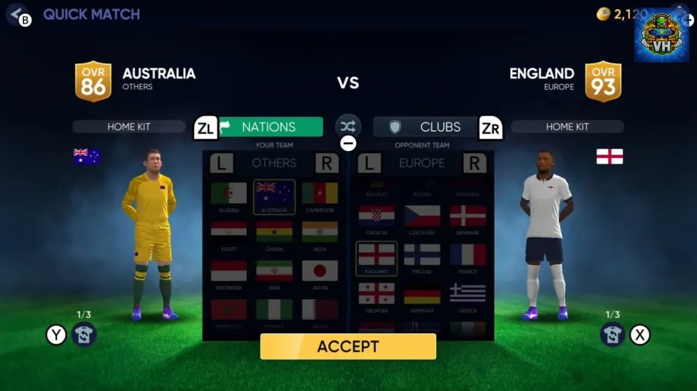 Football Cup 2026 Nintendo Switch - ảnh màn hình 1