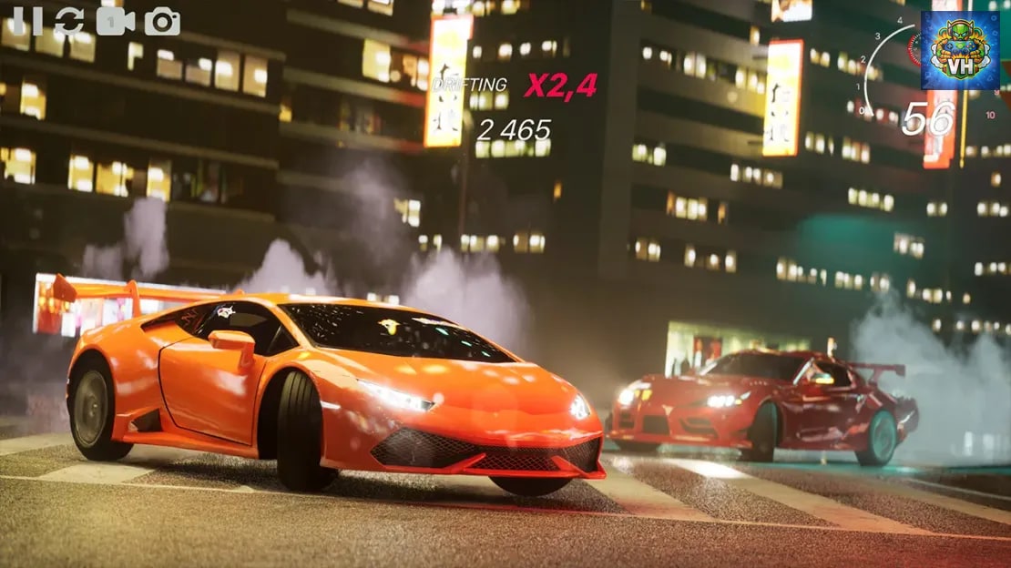 Hashiriya Drifter-Car Racing,Drift,Drag REMASTER Nintendo Switch - ảnh màn hình 2