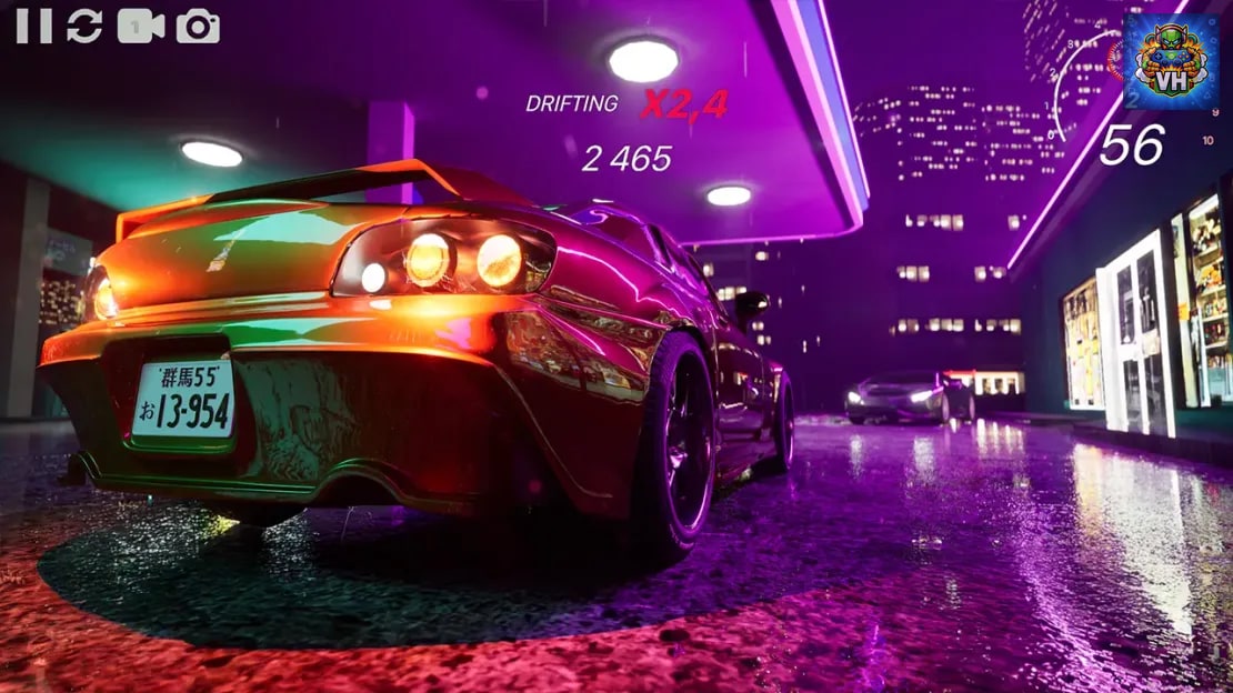 Hashiriya Drifter-Car Racing,Drift,Drag REMASTER Nintendo Switch - ảnh màn hình 1