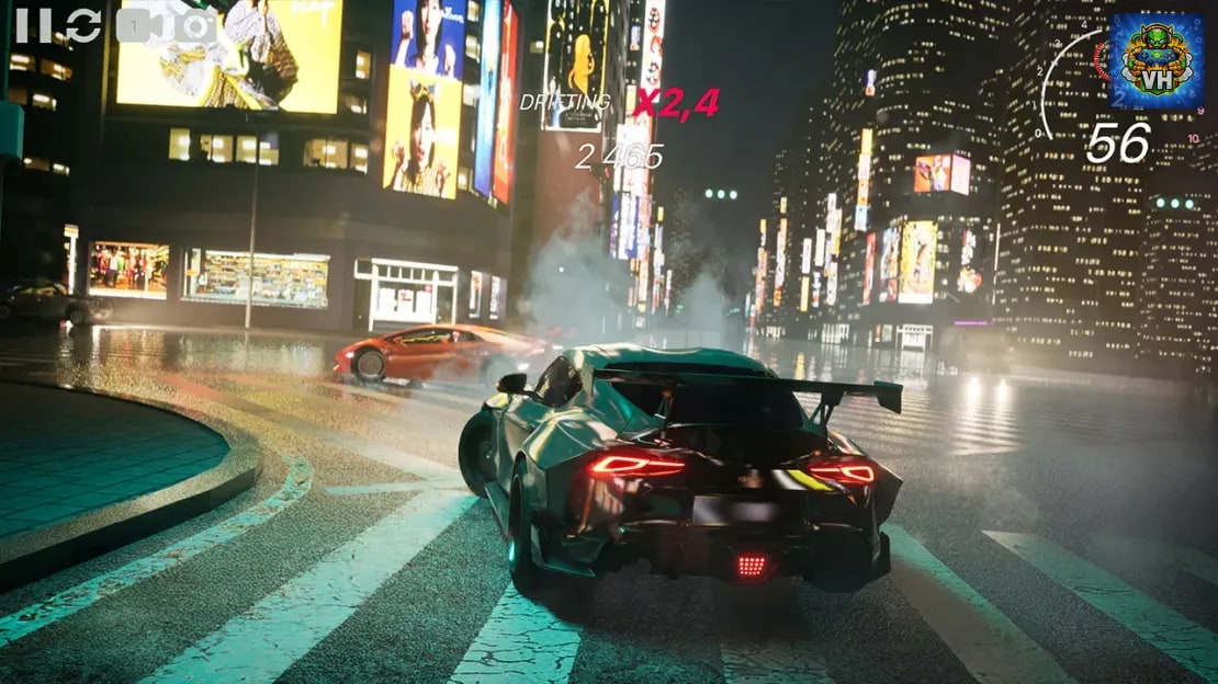 Hashiriya Drifter-Car Racing,Drift,Drag REMASTER Nintendo Switch - ảnh màn hình 4