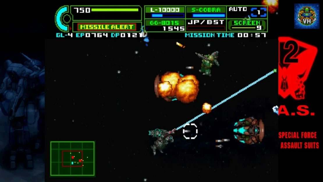Assault Suit Leynos 2 Saturn Tribute Nintendo Switch - ảnh màn hình 3