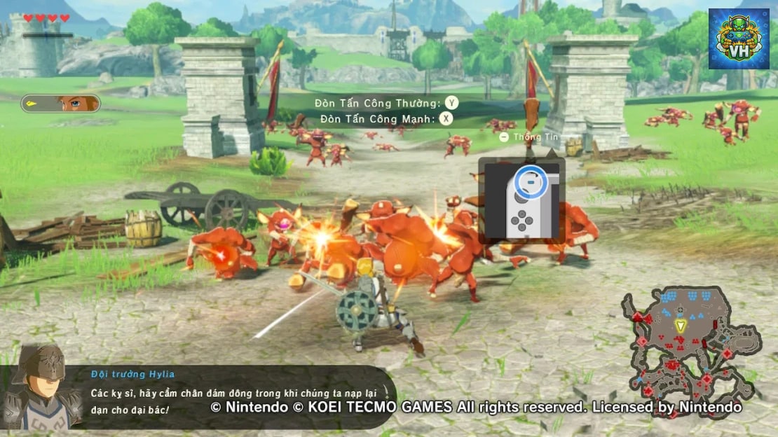 Hyrule Warriors: Age of Calamity Việt hóa Switch - ảnh màn hình 2