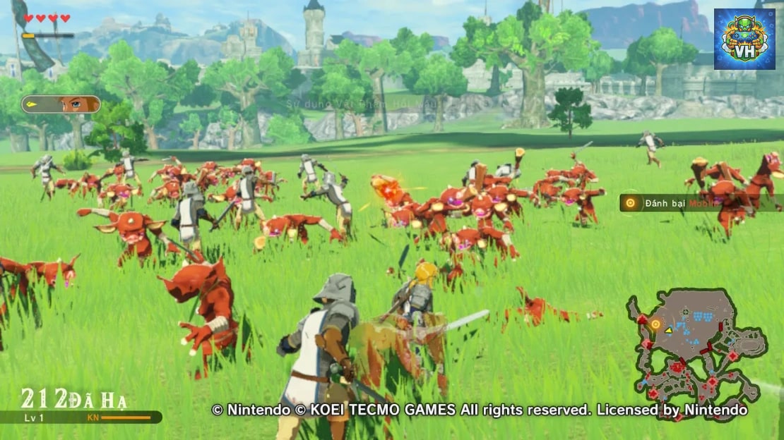 Hyrule Warriors: Age of Calamity Việt hóa Switch - ảnh màn hình 1