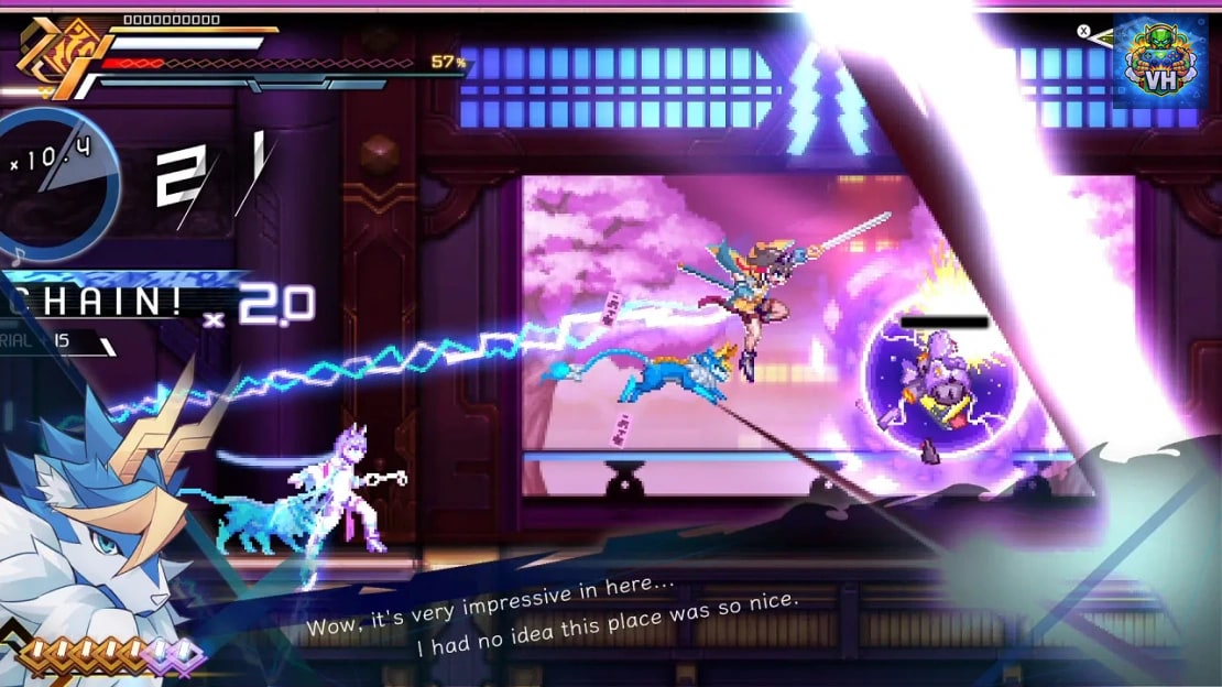 Azure Striker Gunvolt Trilogy Enhanced Nintendo Switch - ảnh màn hình 3