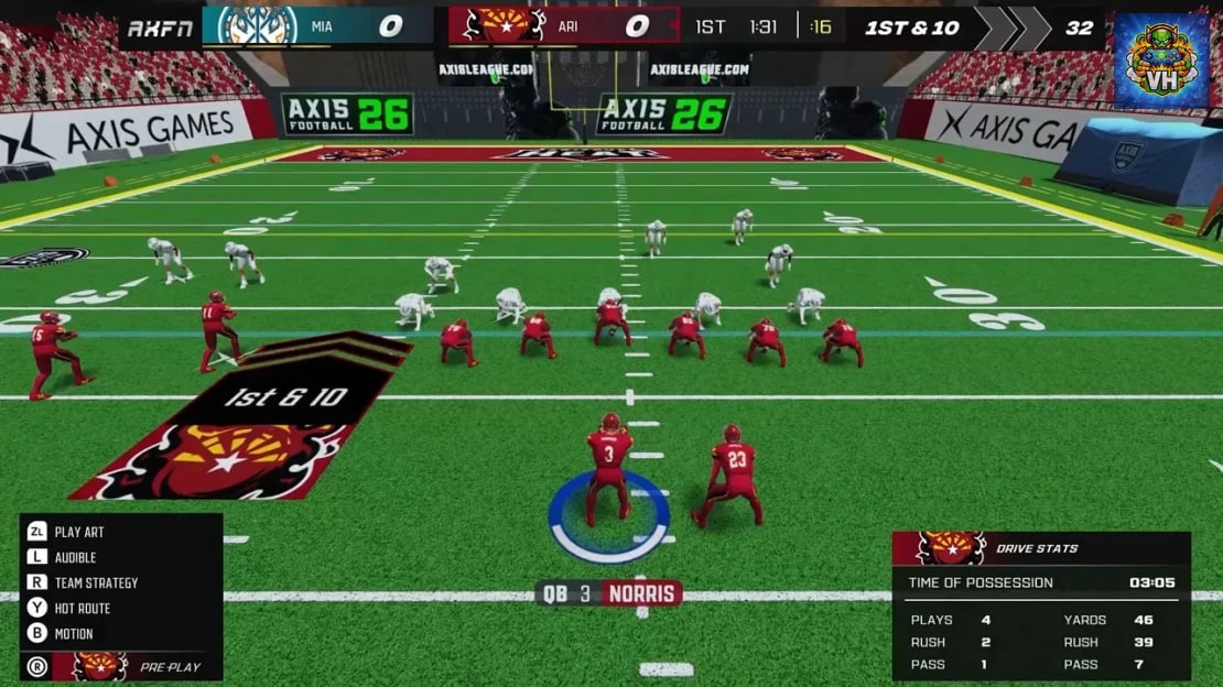 Axis Football 2026 Nintendo Switch - ảnh màn hình 1