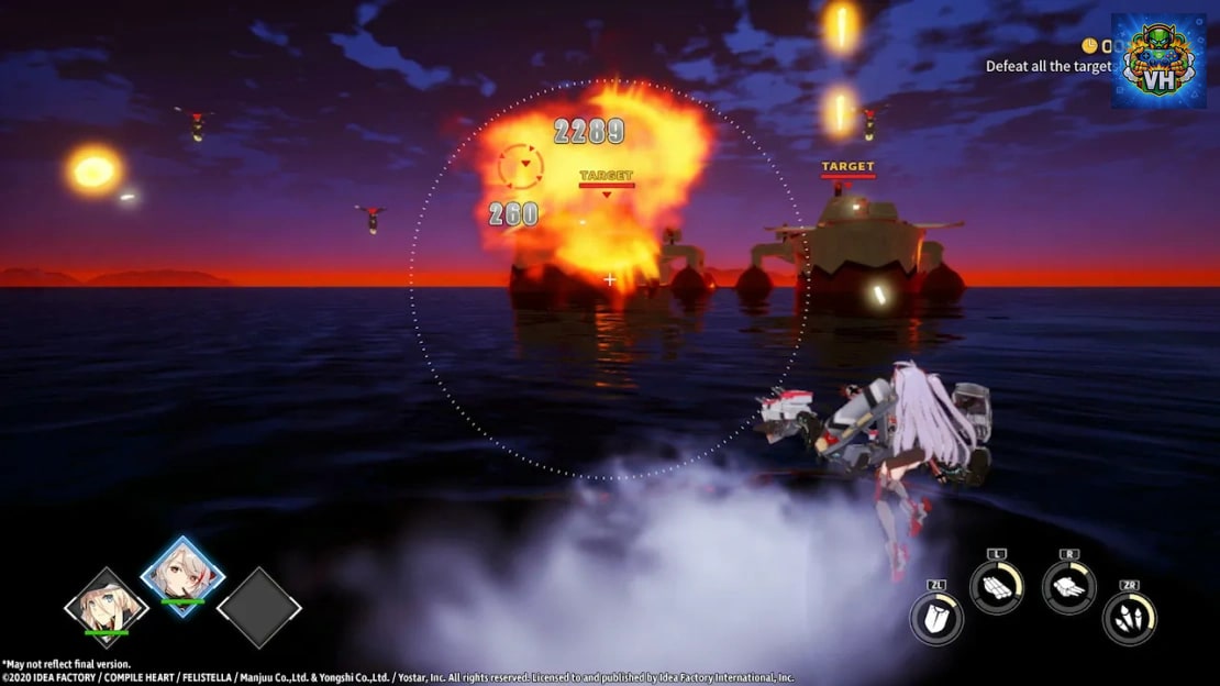 Azur Lane: Crosswave Nintendo Switch - ảnh màn hình 2