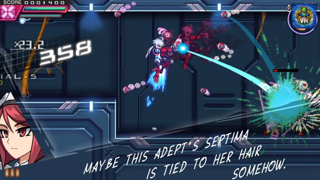 Azure Striker Gunvolt Trilogy Enhanced Nintendo Switch - ảnh màn hình 4
