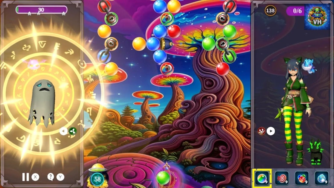Bubble Wizard III Saga Nintendo Switch - ảnh màn hình 3