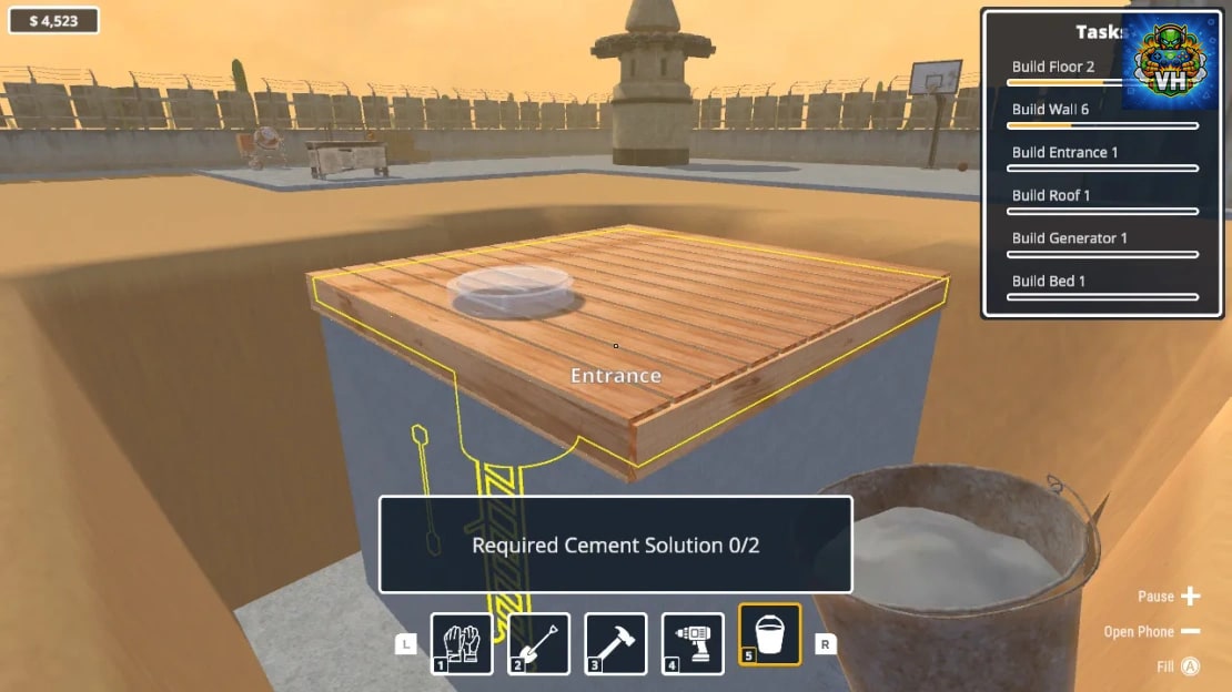 Bunker Builder & Construction Simulator Nintendo Switch - ảnh màn hình 2