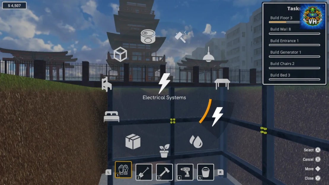 Bunker Builder & Construction Simulator Nintendo Switch - ảnh màn hình 3