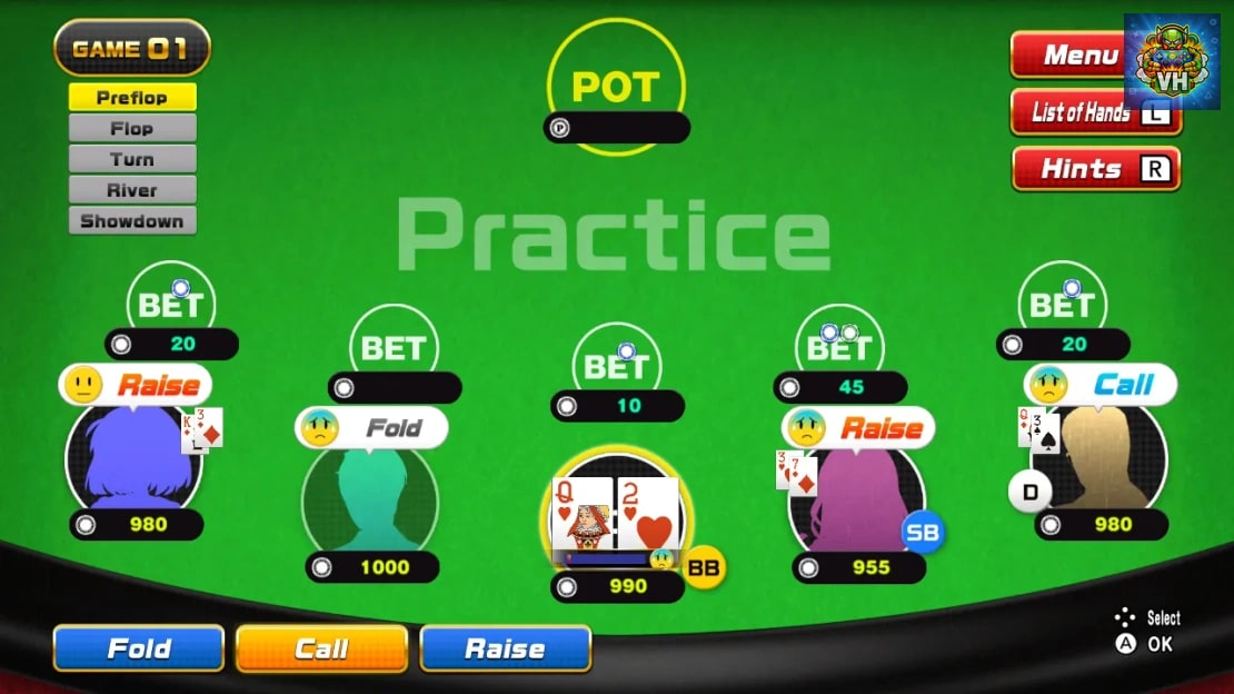 Be A Poker Champion! Texas Hold’Em Nintendo Switch - ảnh màn hình 4