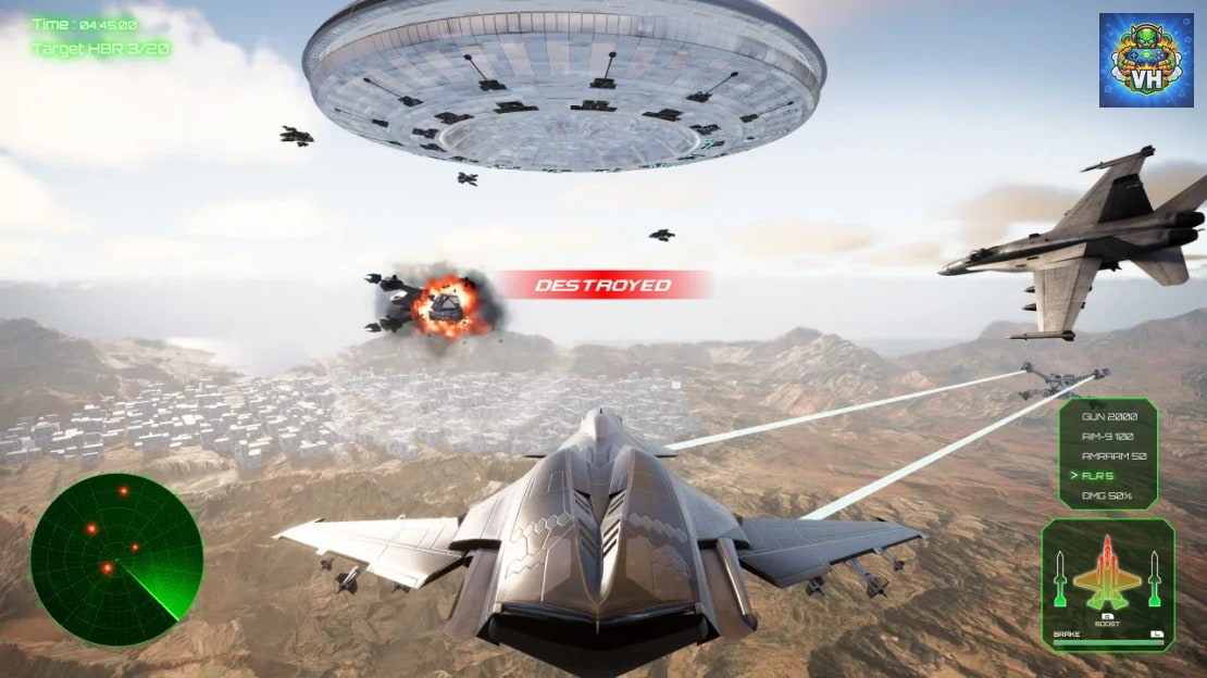 Ace Thunder: Aircraft Wingman Simulator Nintendo Switch - ảnh màn hình 2