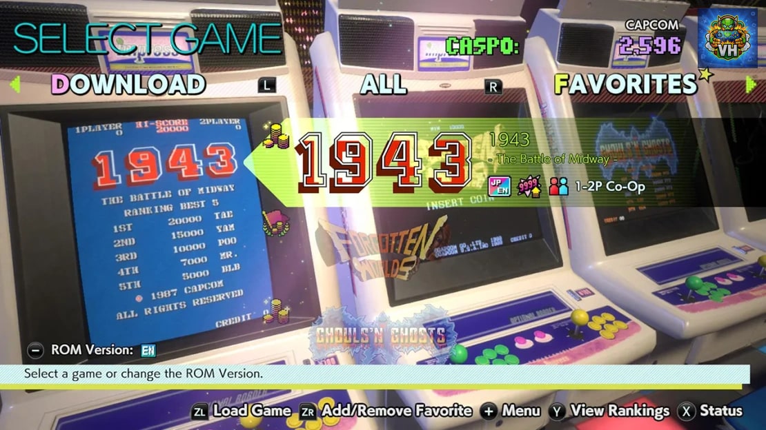 Capcom Arcade Stadium Nintendo Switch - ảnh màn hình 2