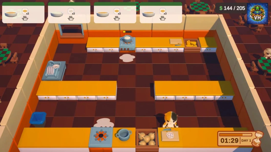 Cooking Cat-Astrophe Nintendo Switch - ảnh màn hình 4