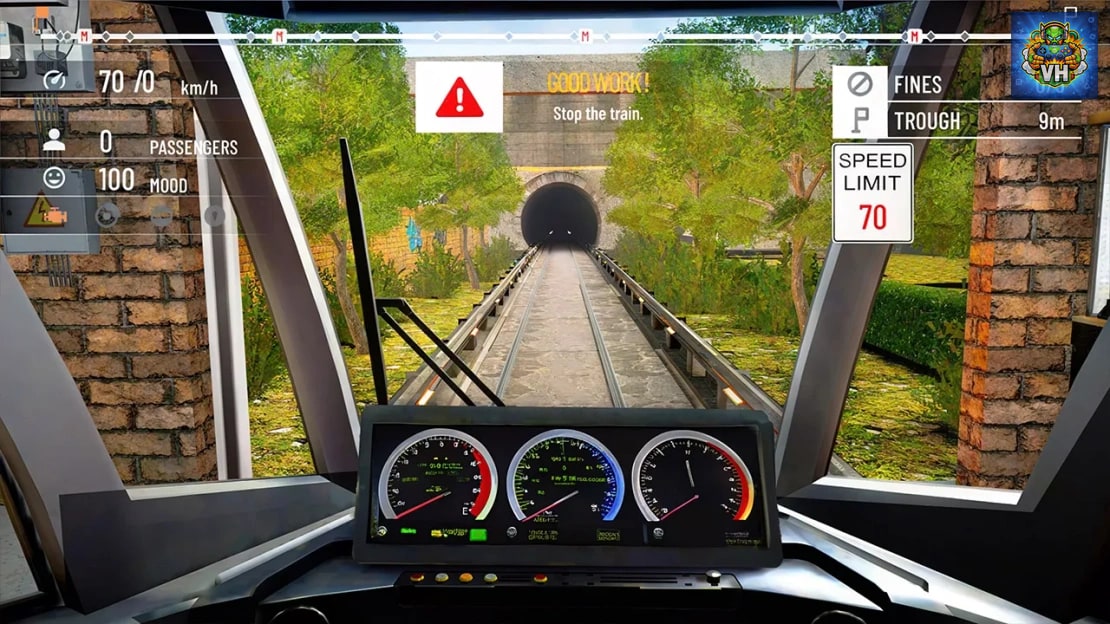 Subway Simulator – Underground Train Remaster Nintendo Switch - ảnh màn hình 4