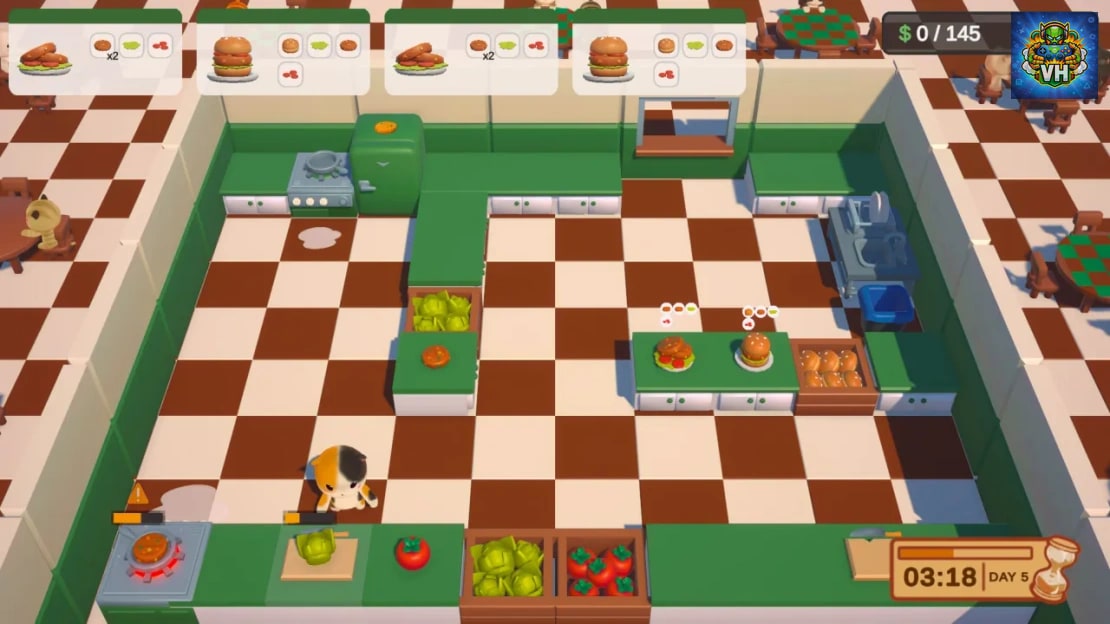 Cooking Cat-Astrophe Nintendo Switch - ảnh màn hình 5
