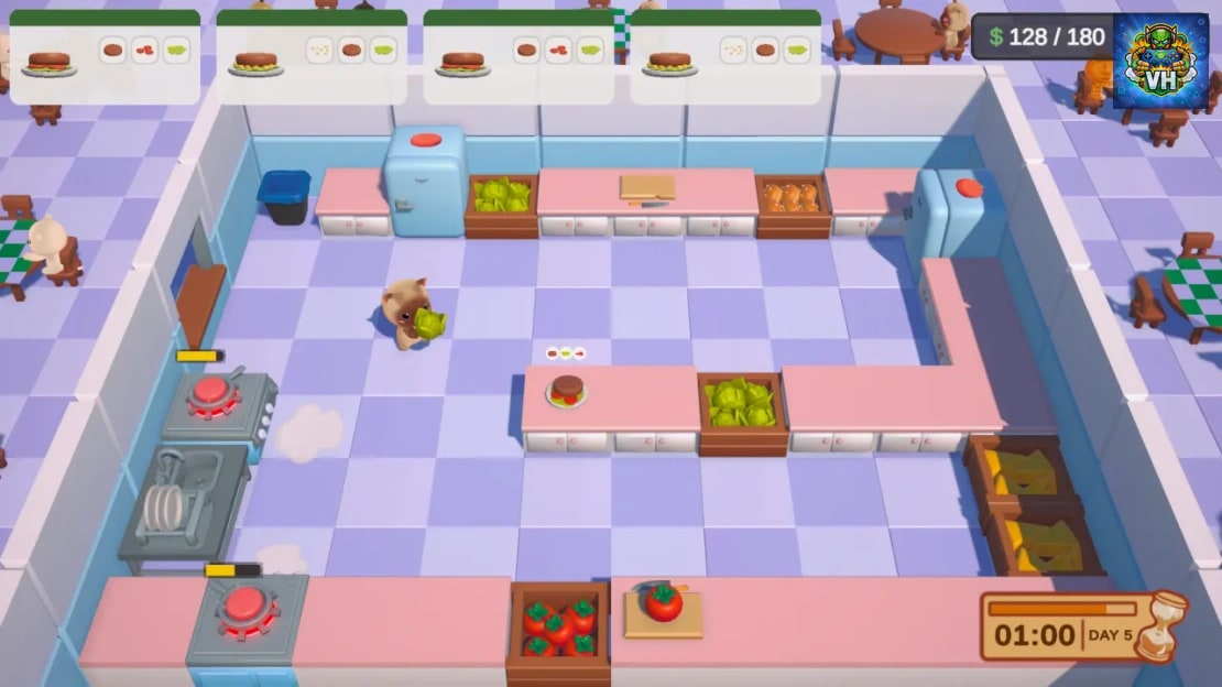 Cooking Cat-Astrophe Nintendo Switch - ảnh màn hình 3