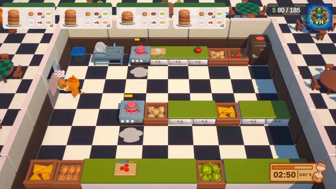 Cooking Cat-Astrophe Nintendo Switch - ảnh màn hình 2