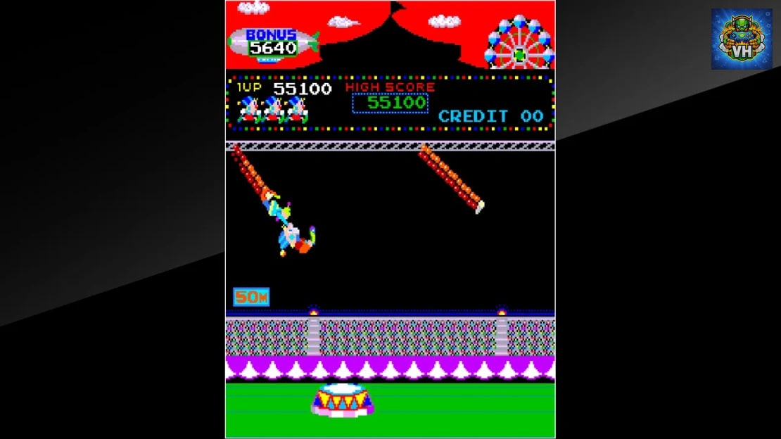 Arcade Archives CIRCUS CHARLIE Nintendo Switch - ảnh màn hình 4