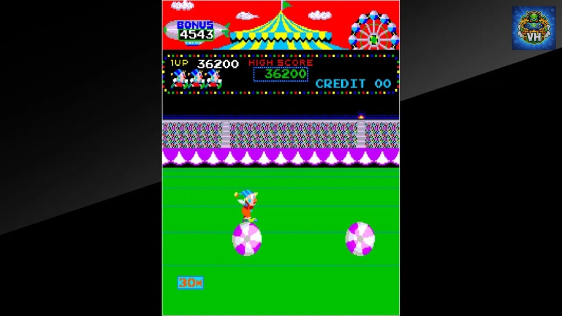 Arcade Archives CIRCUS CHARLIE Nintendo Switch - ảnh màn hình 3