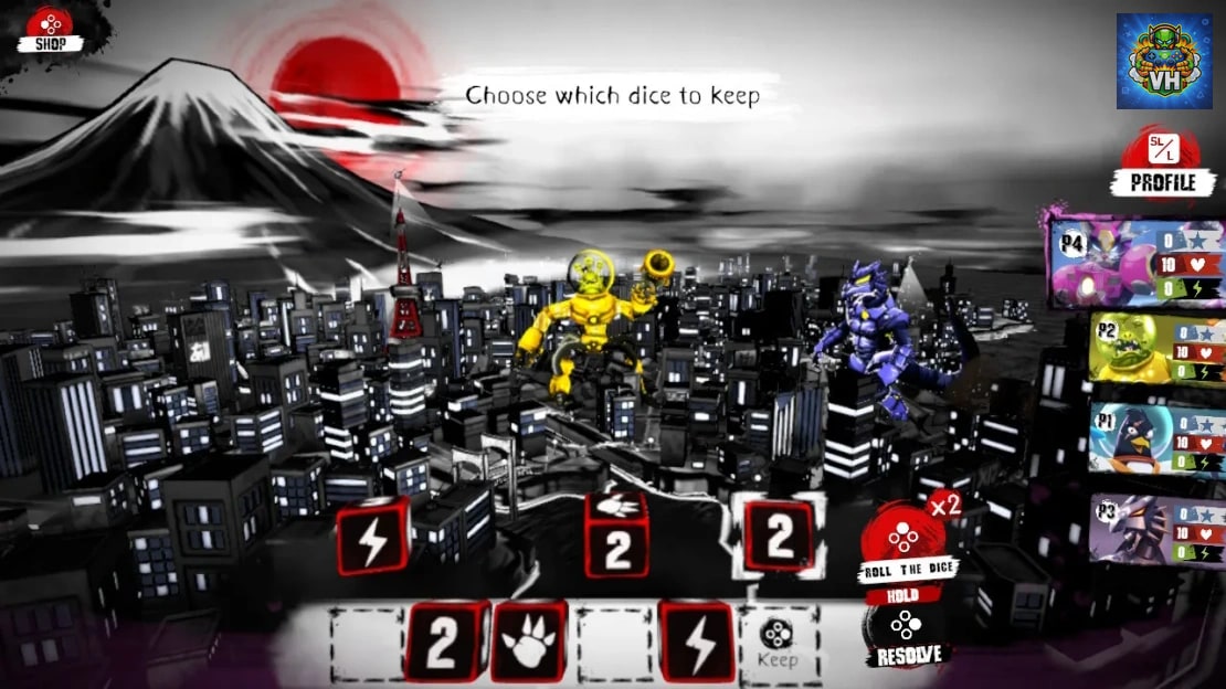 King Of Tokyo – Richard Garfield Nintendo Switch - ảnh màn hình 1