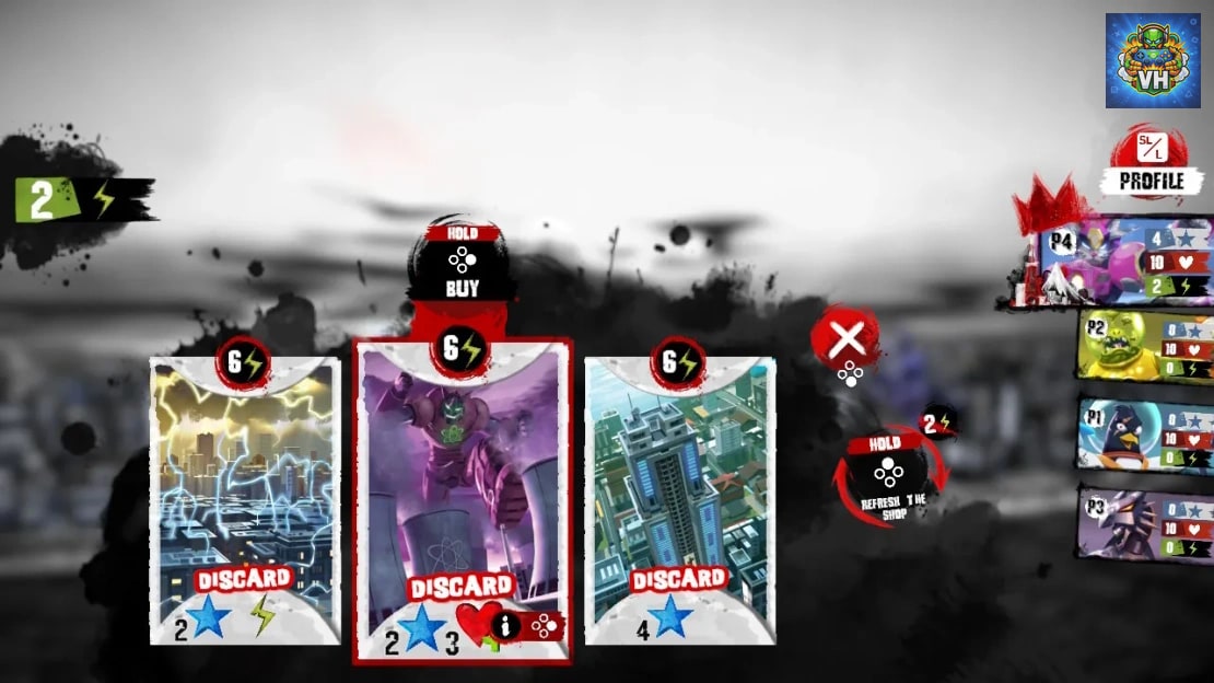 King Of Tokyo – Richard Garfield Nintendo Switch - ảnh màn hình 2