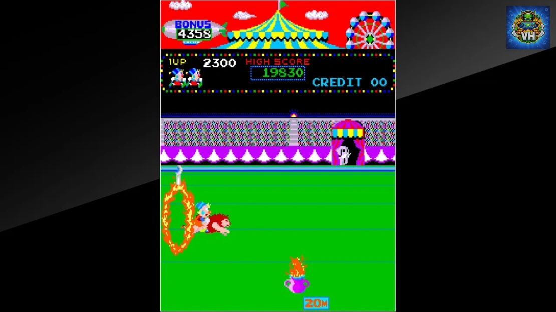 Arcade Archives CIRCUS CHARLIE Nintendo Switch - ảnh màn hình 6